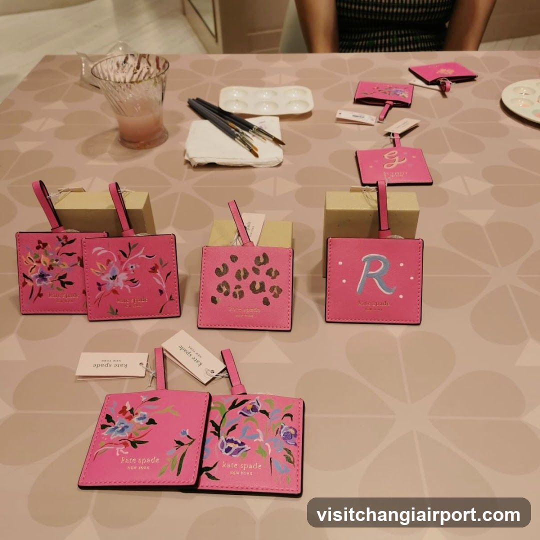 Kate Spade Luggage Tags Display