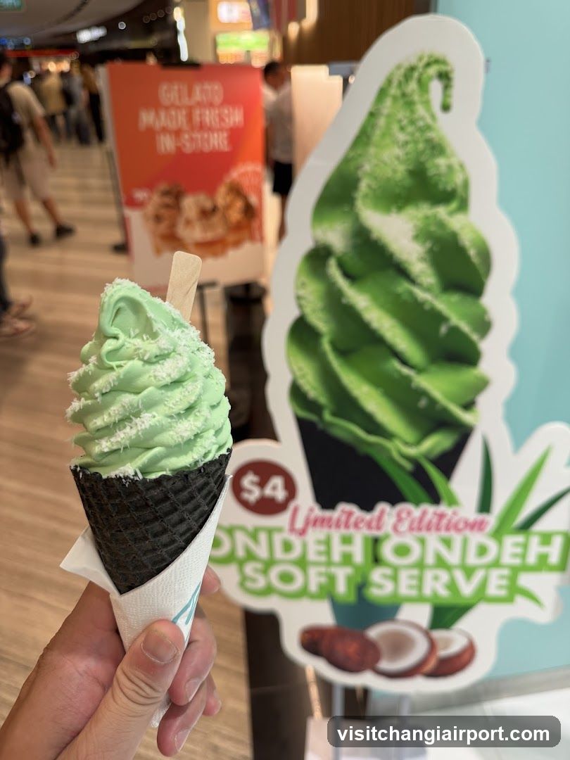 Matcha Soft Serve Ice Cream