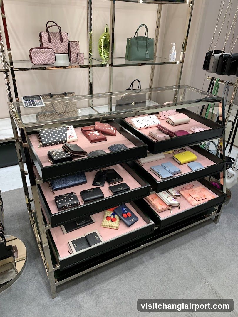 Luxury Handbag and Wallet Display