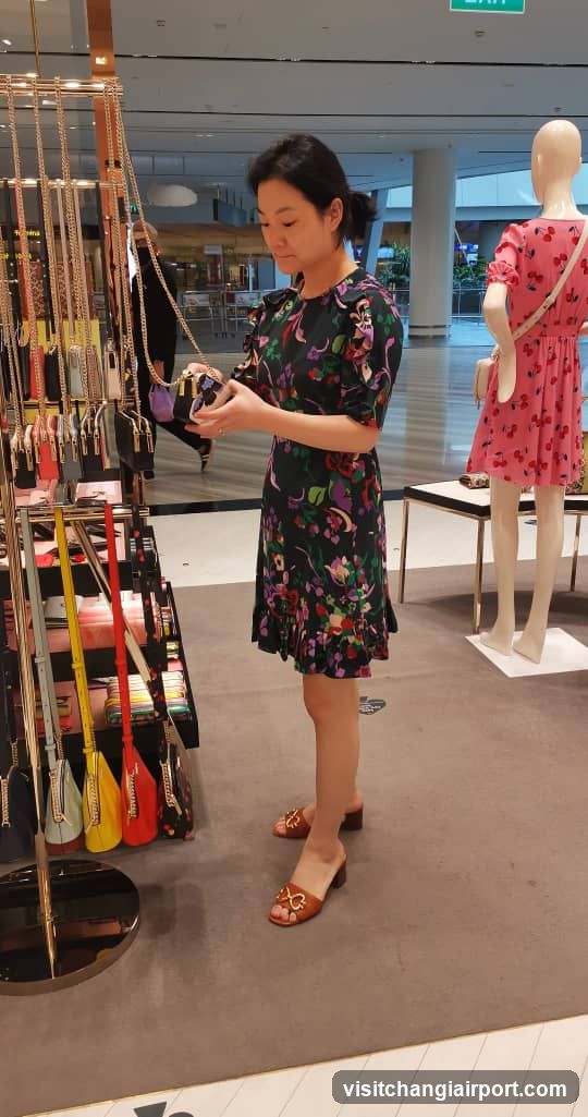 Woman Shopping in Mall