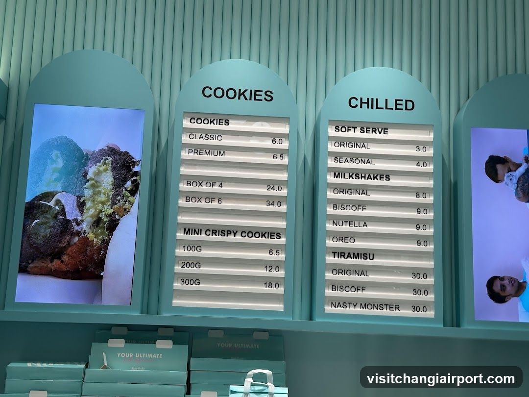Cookies and Chilled Menu Board