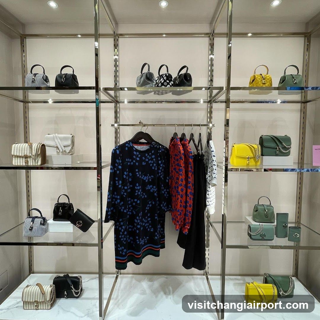 Luxury Handbag and Clothing Display
