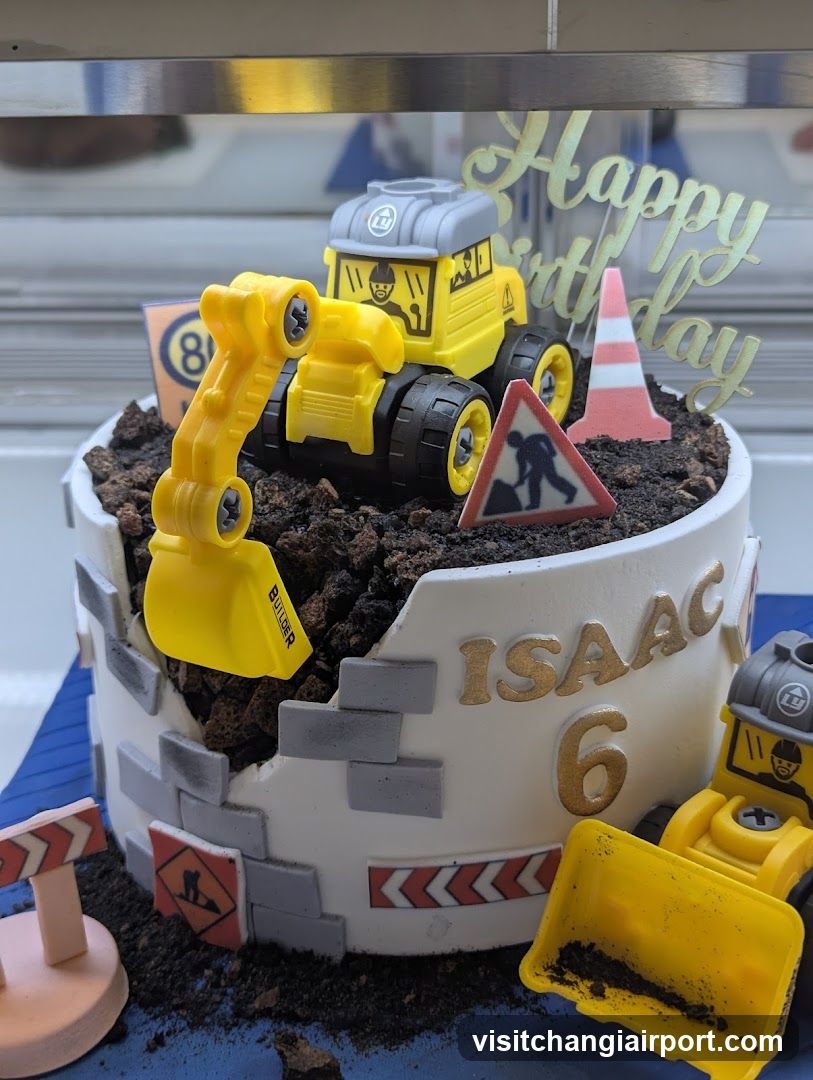 Construction Theme Birthday Cake