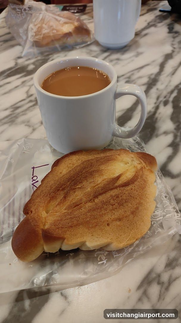 Breakfast with Croissant and Coffee