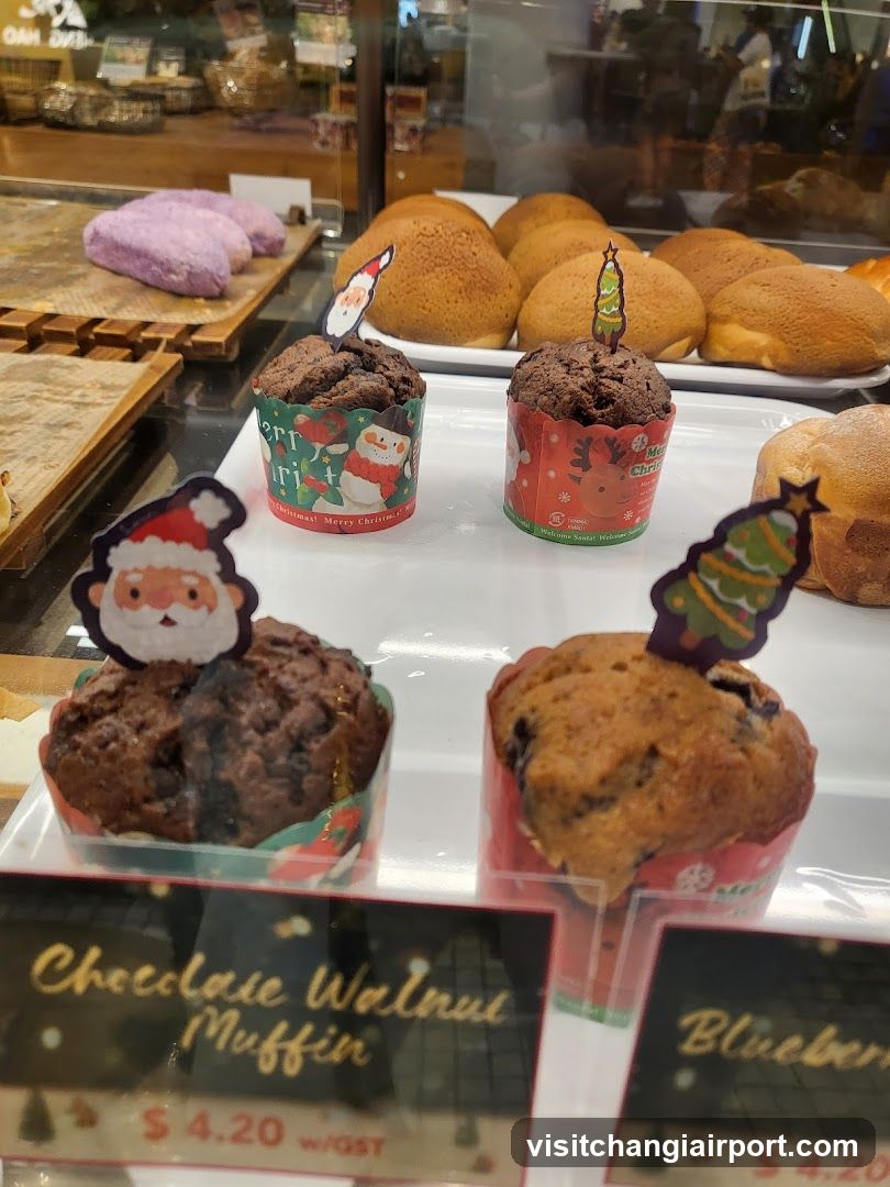 Christmas Muffins Display