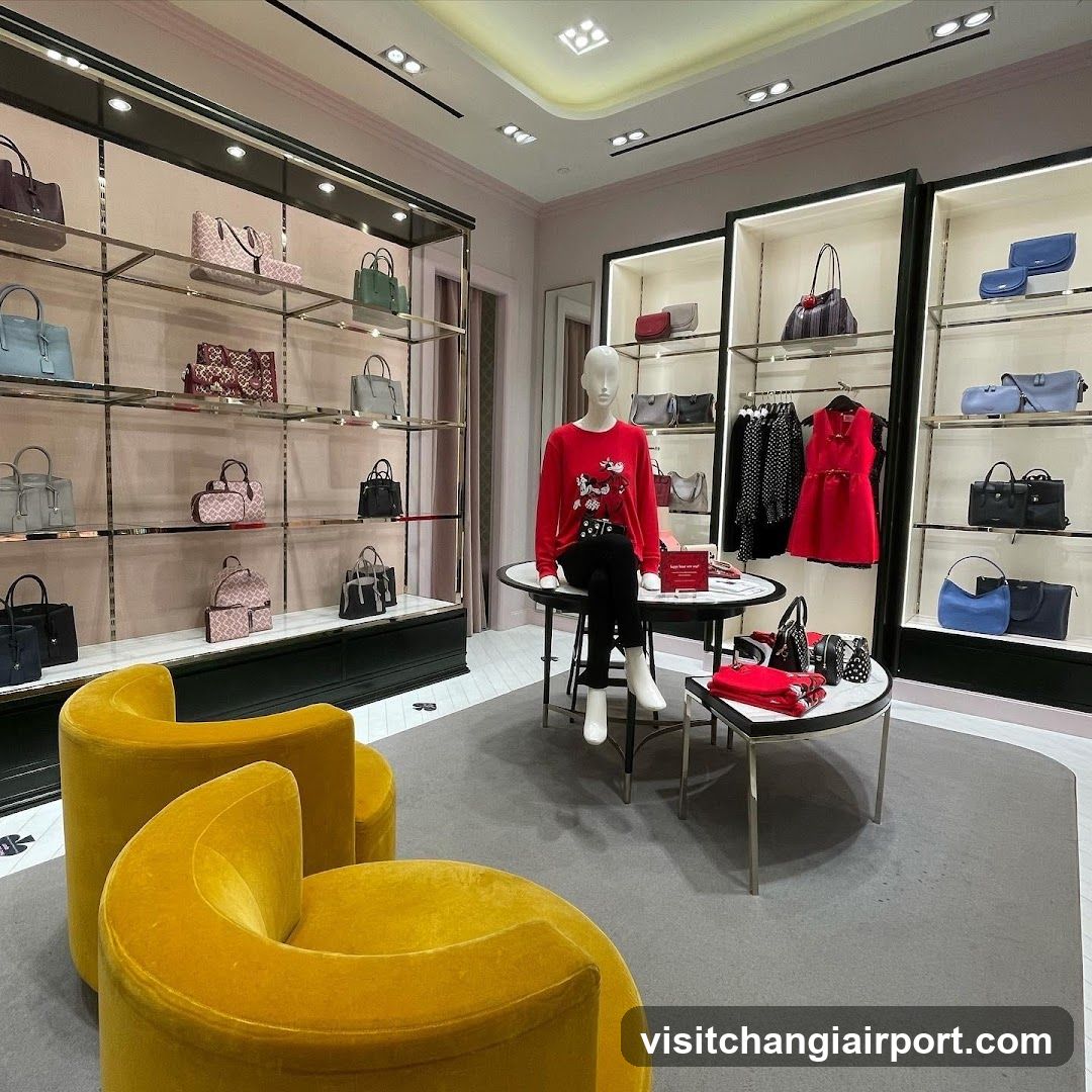 Luxury Handbag Store Interior