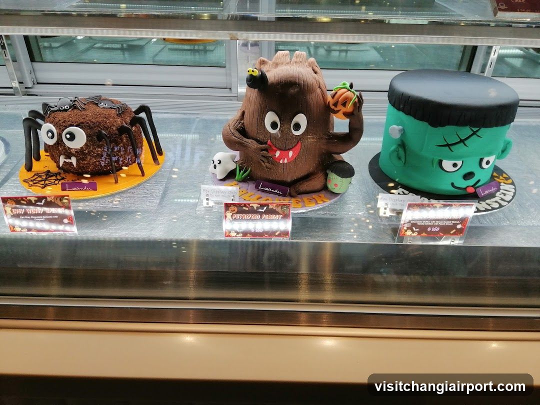 Halloween Cakes Display