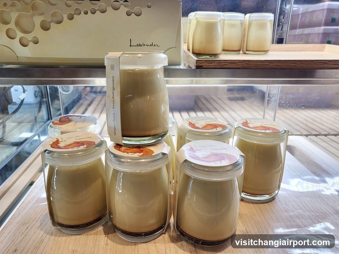 Lavender Dessert Jars Display