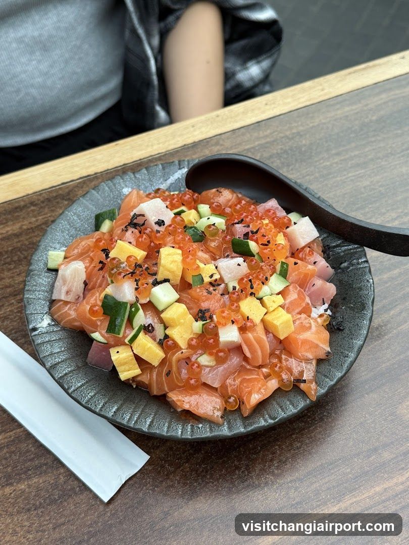 Sashimi Bowl with Tuna and Caviar