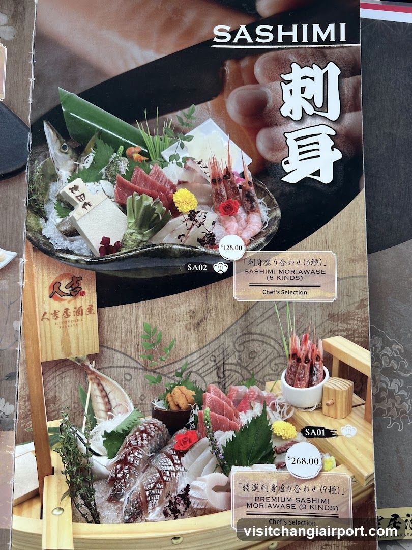 Sashimi Menu Board