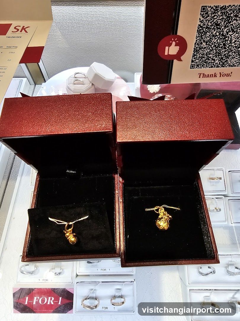 Gold Jewelry Display