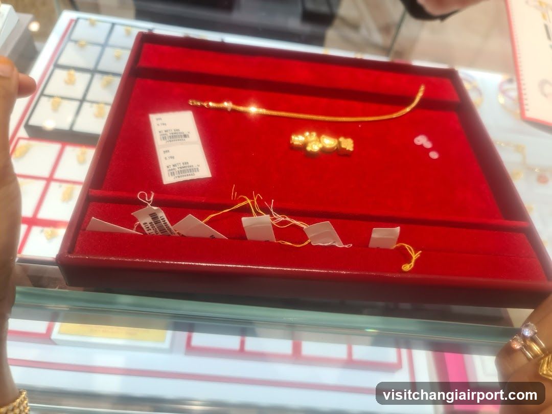 Gold Jewelry Display