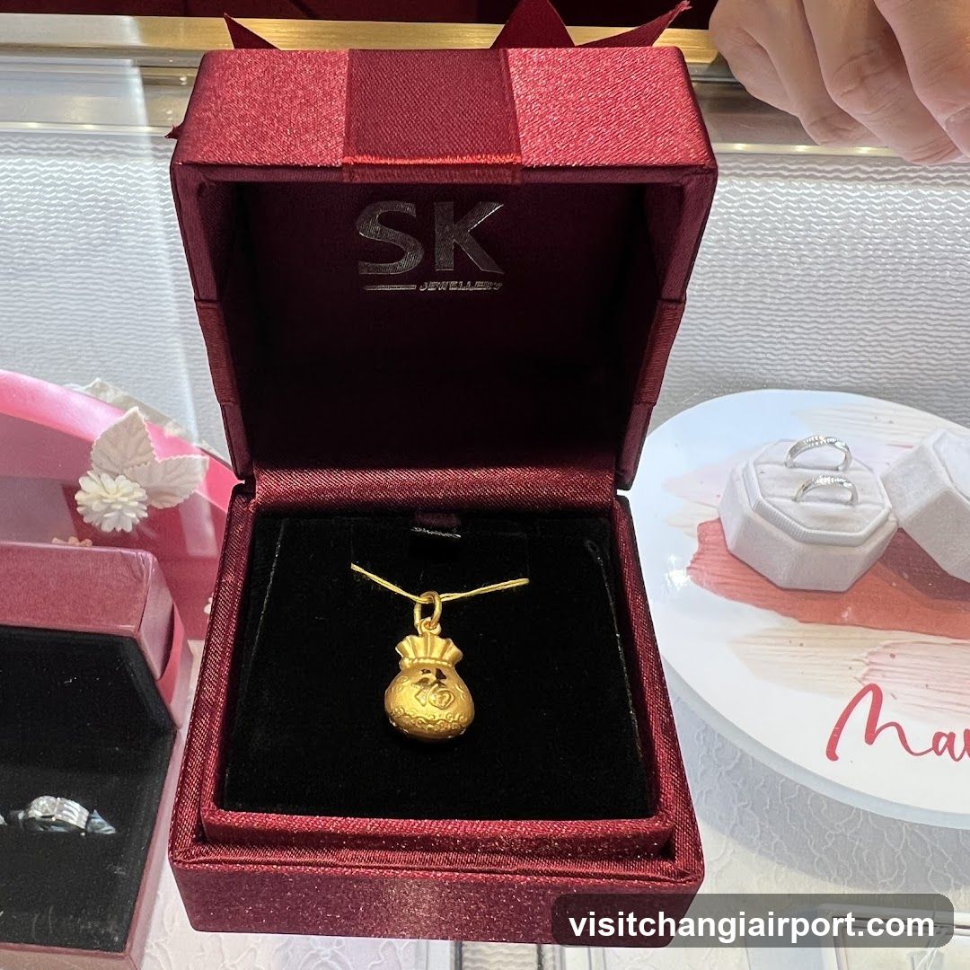 Gold Pendant Display