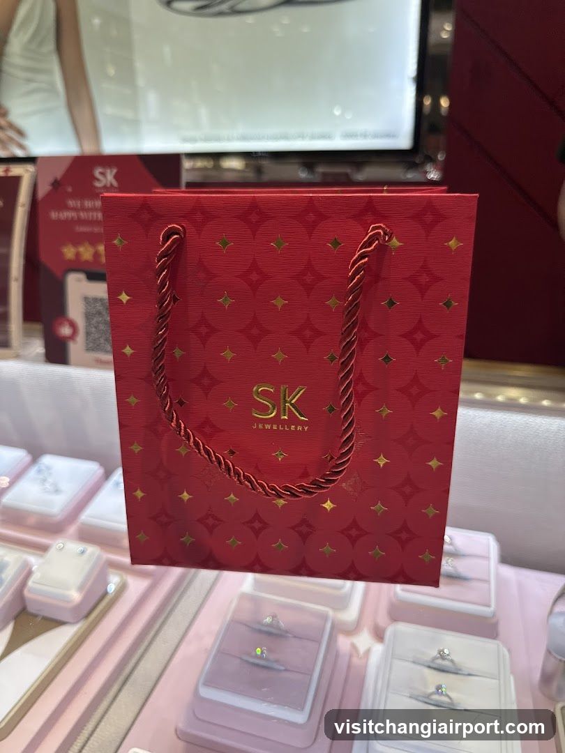SK Jewellery Gift Bag Display