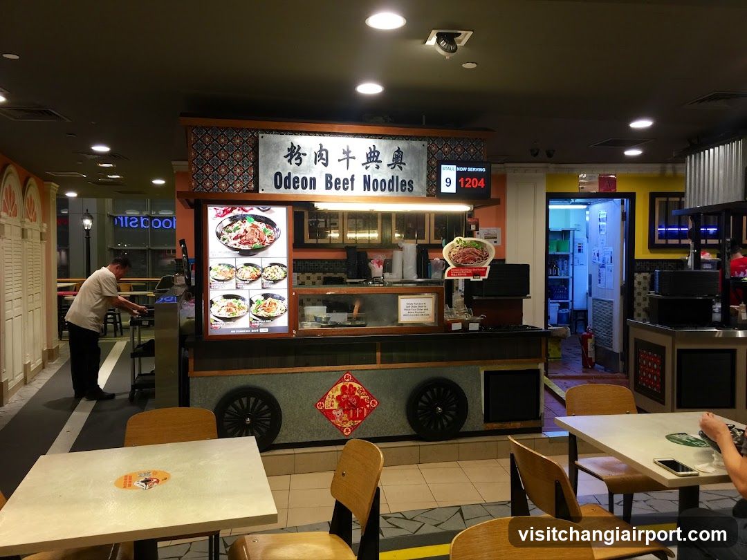 Odeon Beef Noodles Food Stall Interior