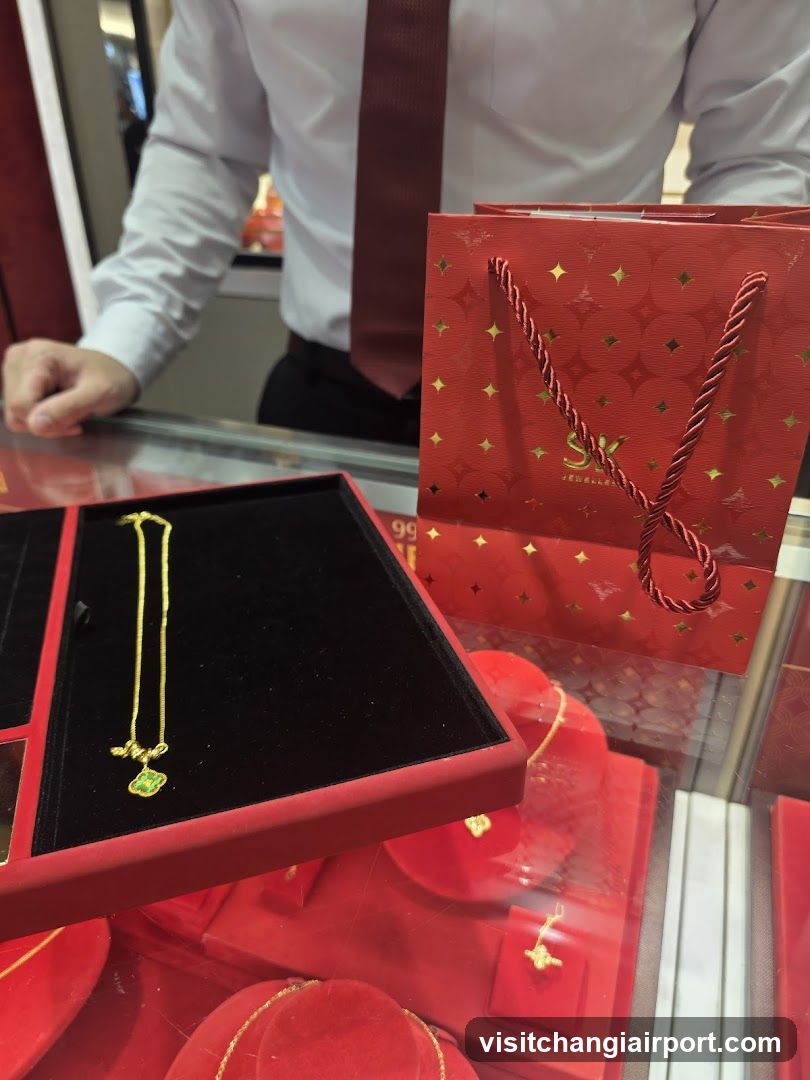Gold Jewelry Display
