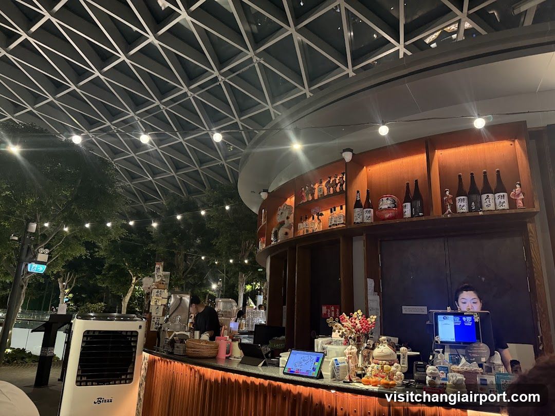Bar Interior with Staff and Decor
