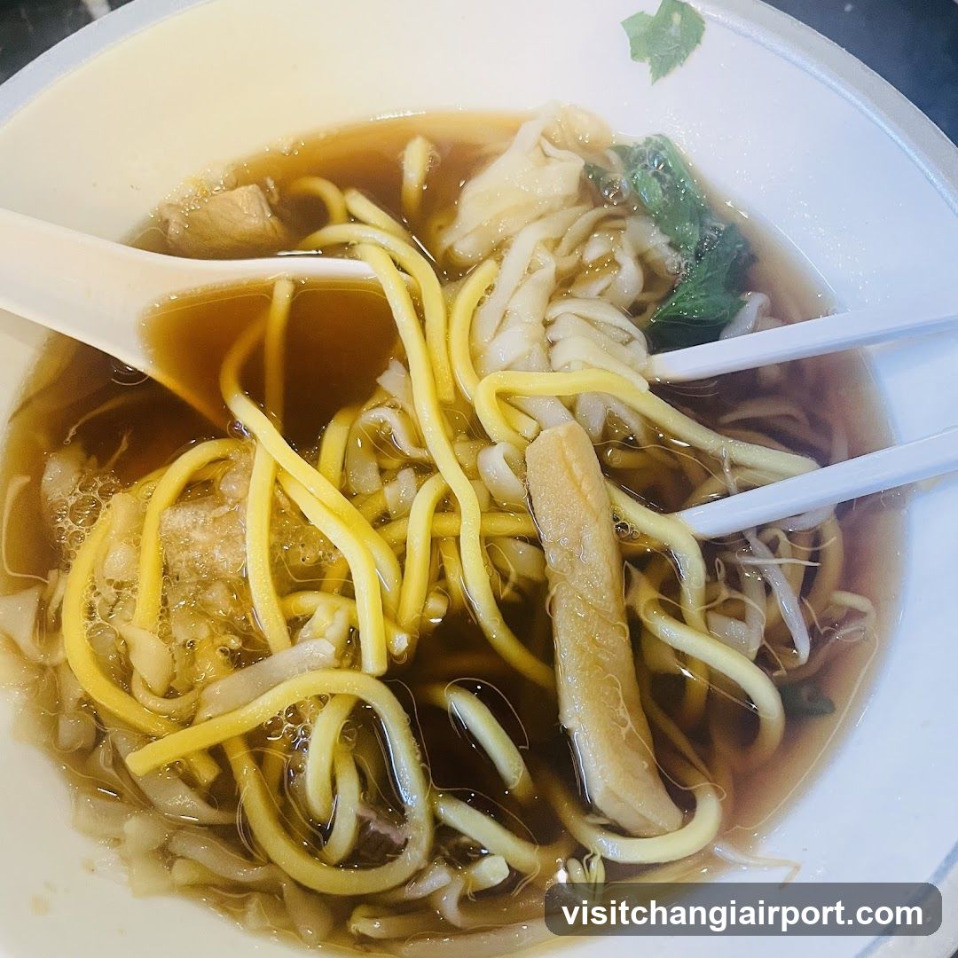 Bowl of Noodles with Broth