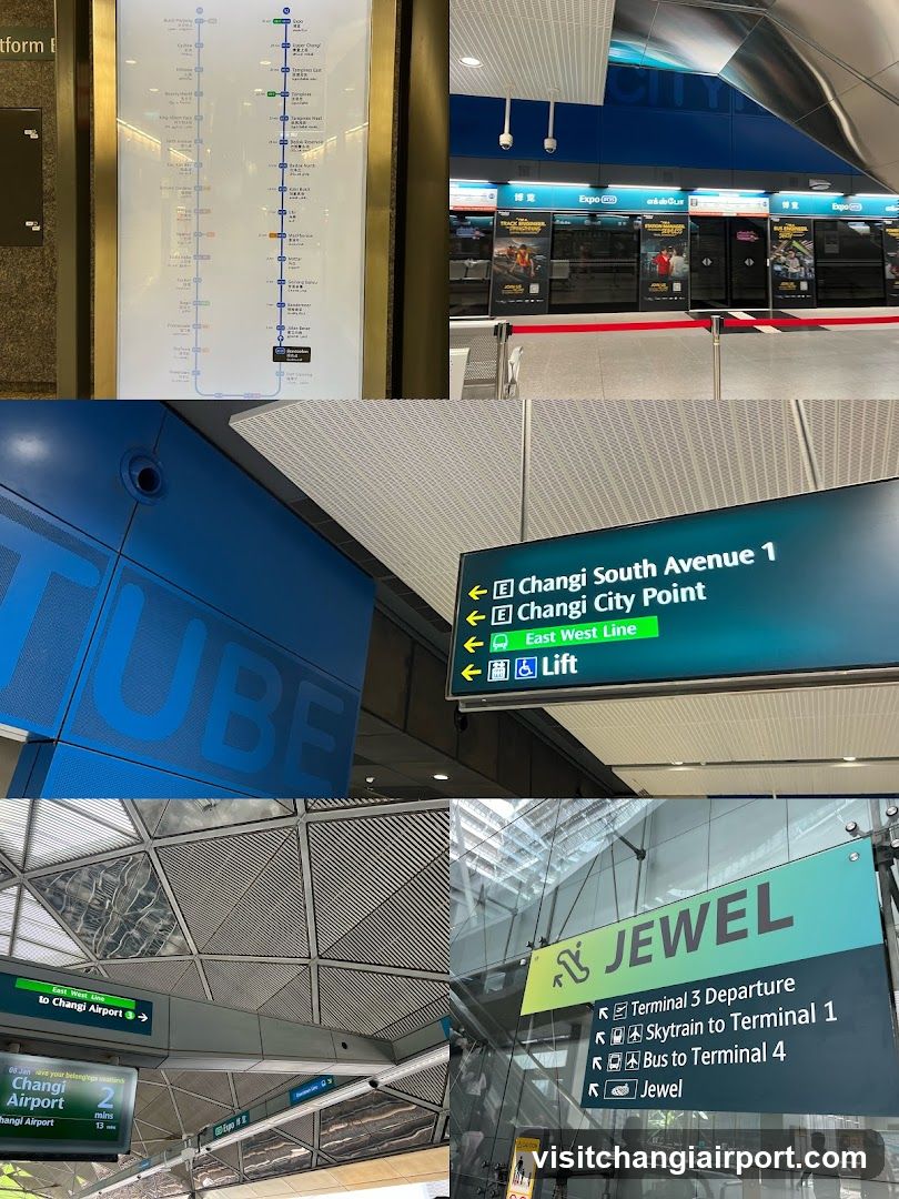 Changi Airport Transit Station Interior