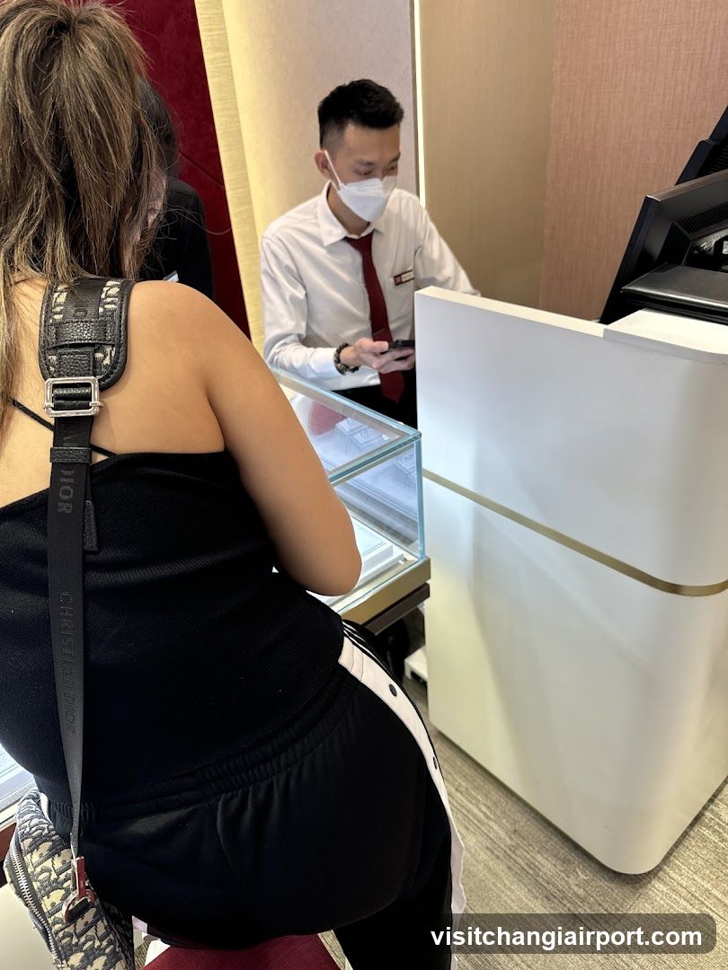 Customer at Counter