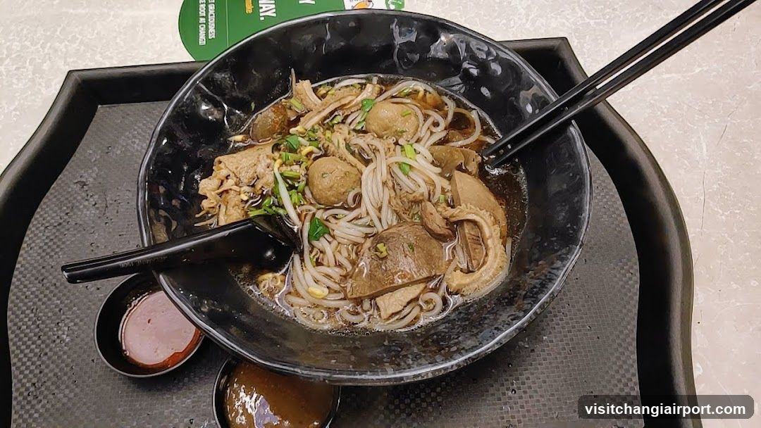 Noodle Bowl with Meatballs and Tofu