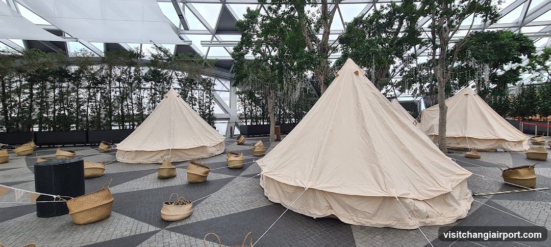 Camping Tents in Indoor Space
