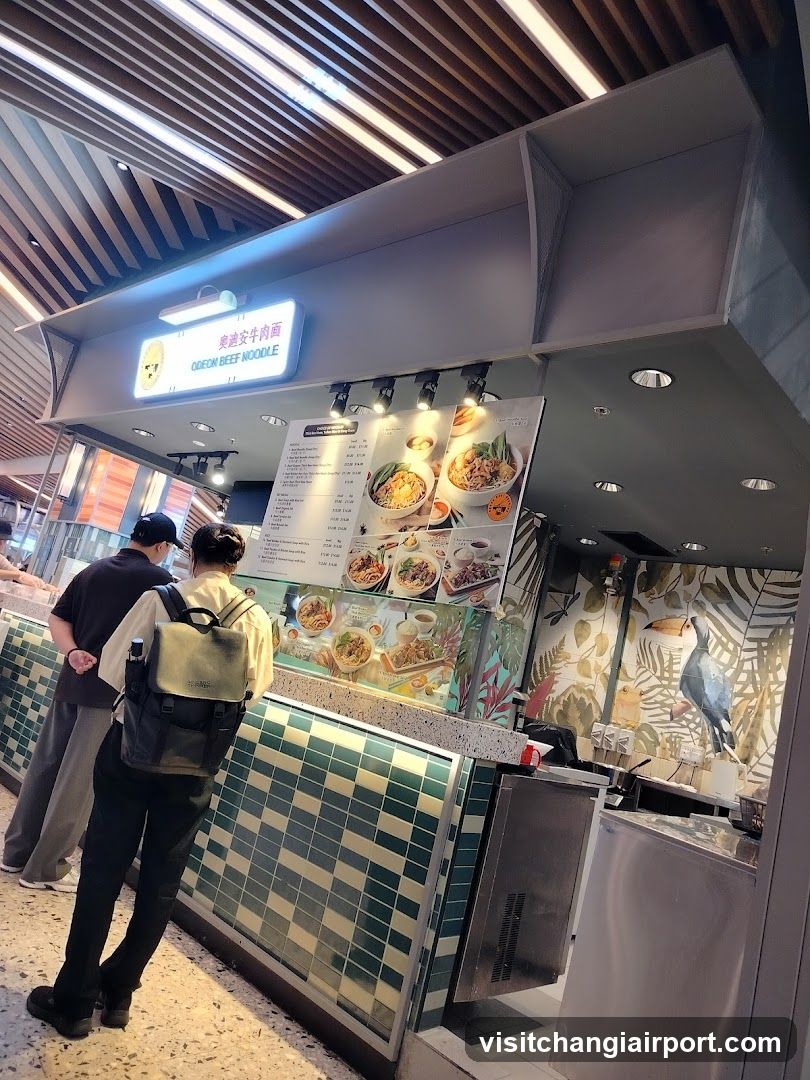 Food Stall Interior View