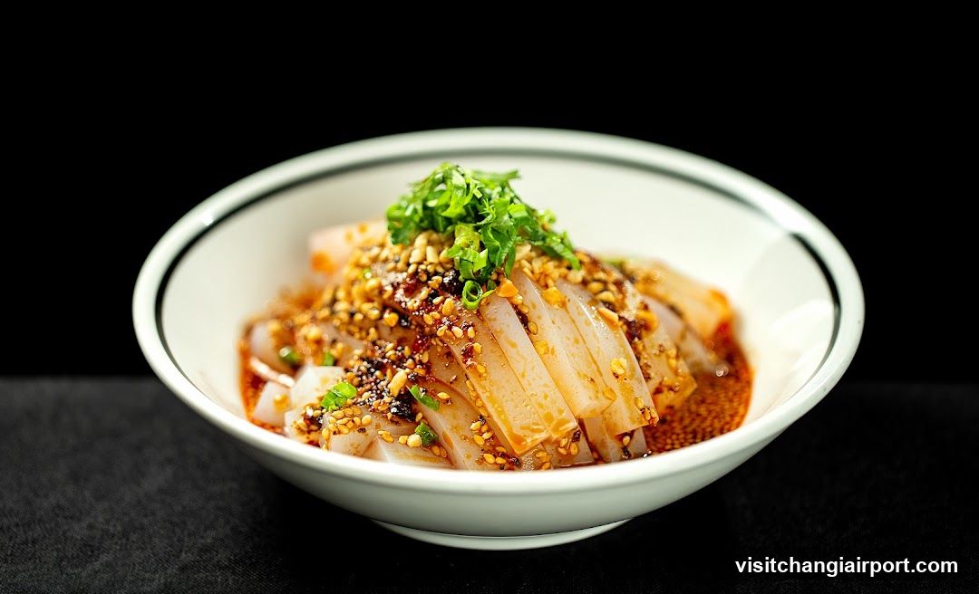 Spicy Cold Noodles with Sesame and Scallions