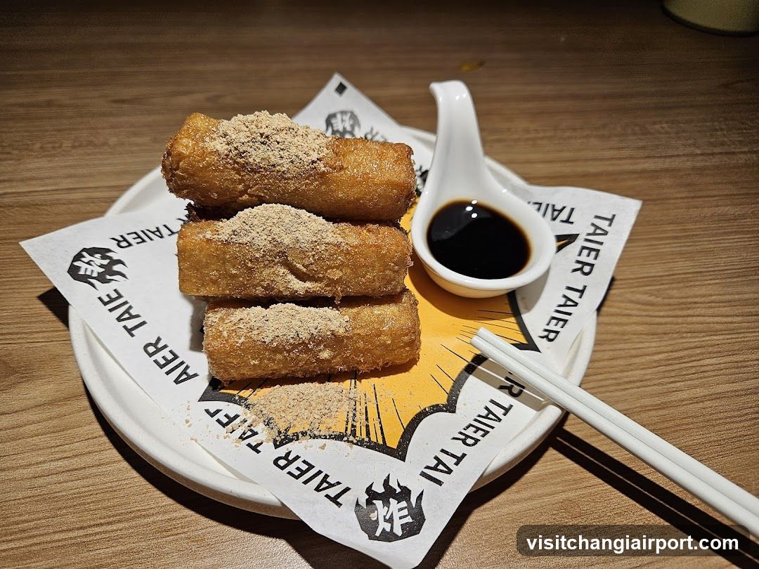 Fried Spring Rolls with Soy Sauce