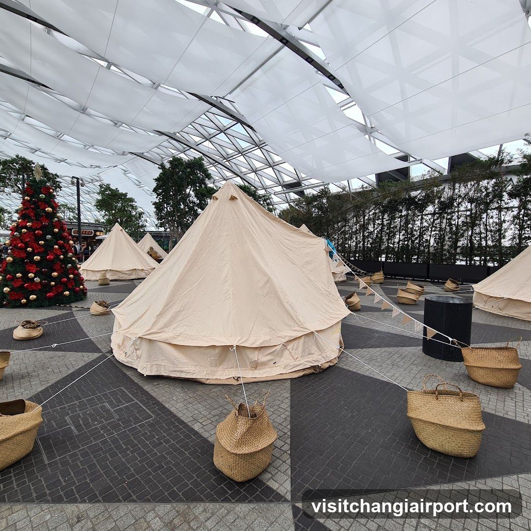 Glamping Tents in Indoor Space