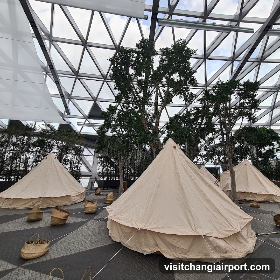 Glamping Tents Under Glass Dome