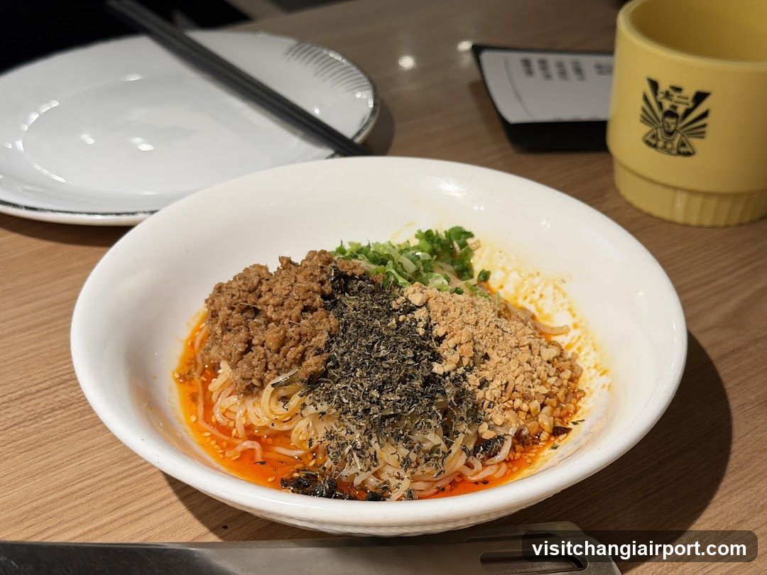 Spicy Noodle Bowl with Toppings