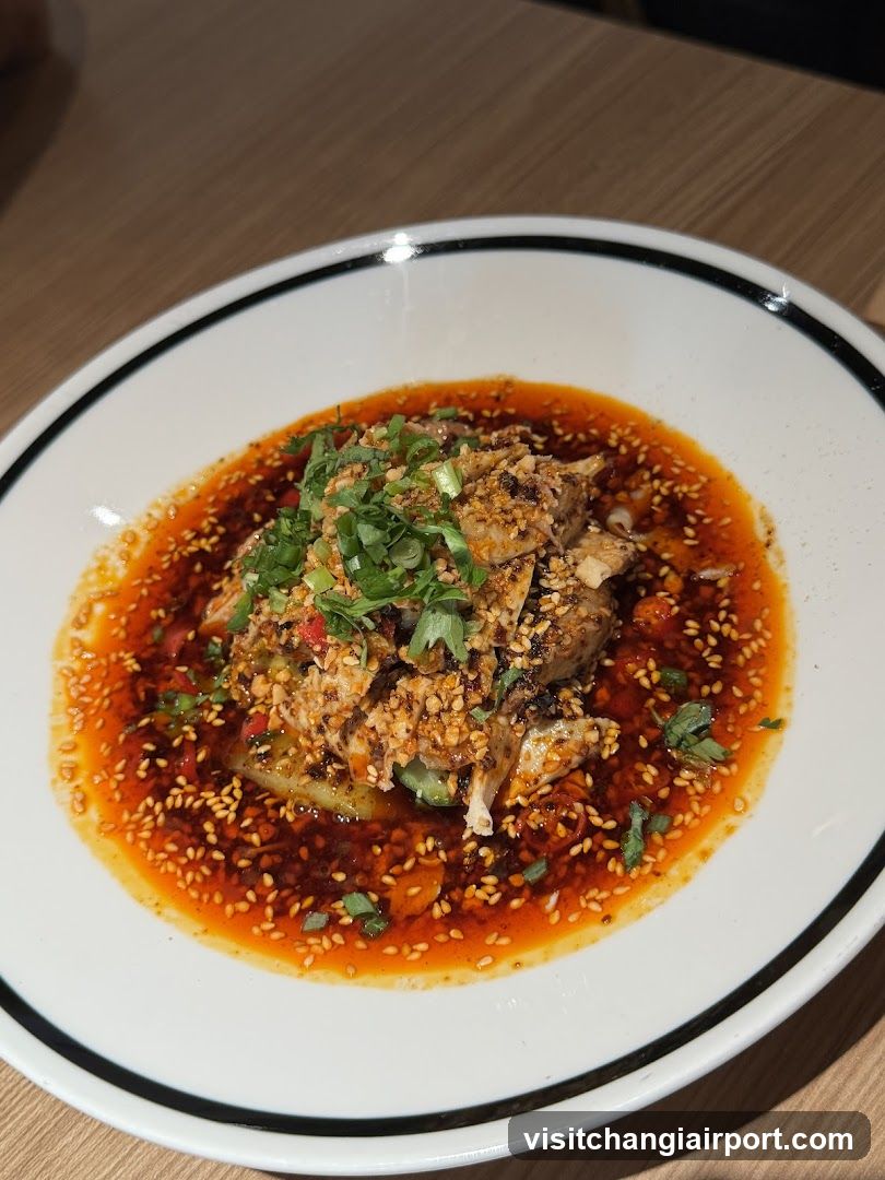 Spicy Fish Dish with Sesame and Green Onions
