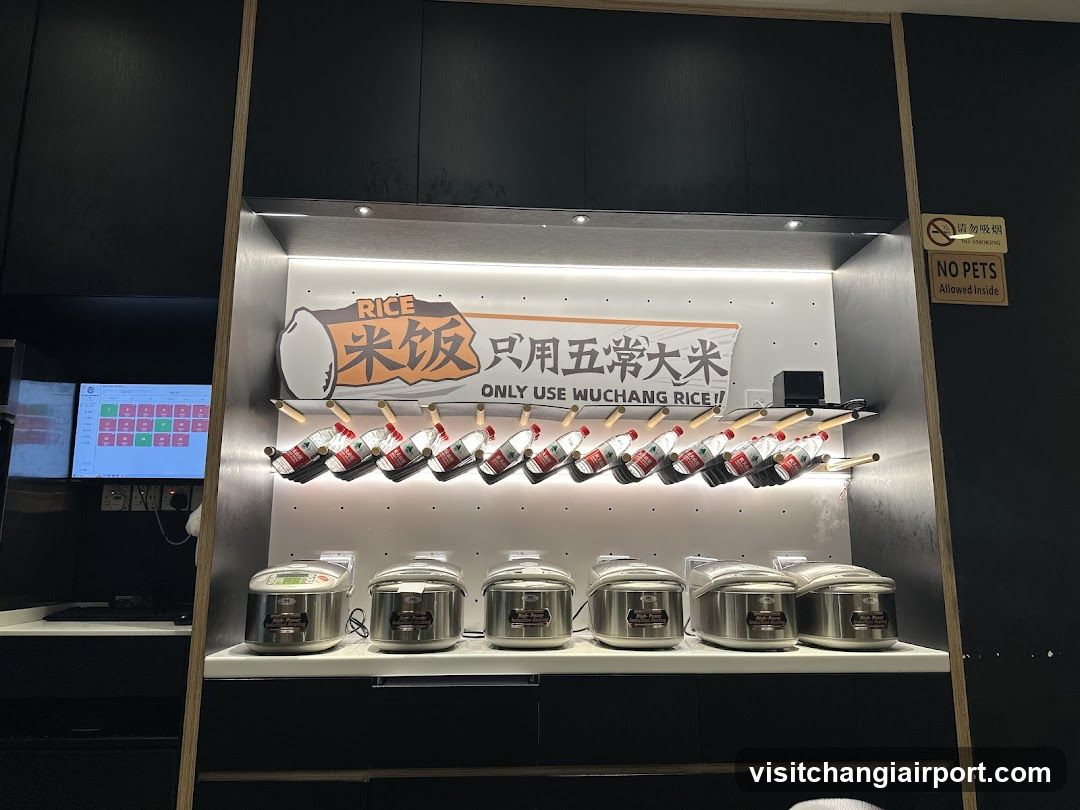 Rice Display Shelf