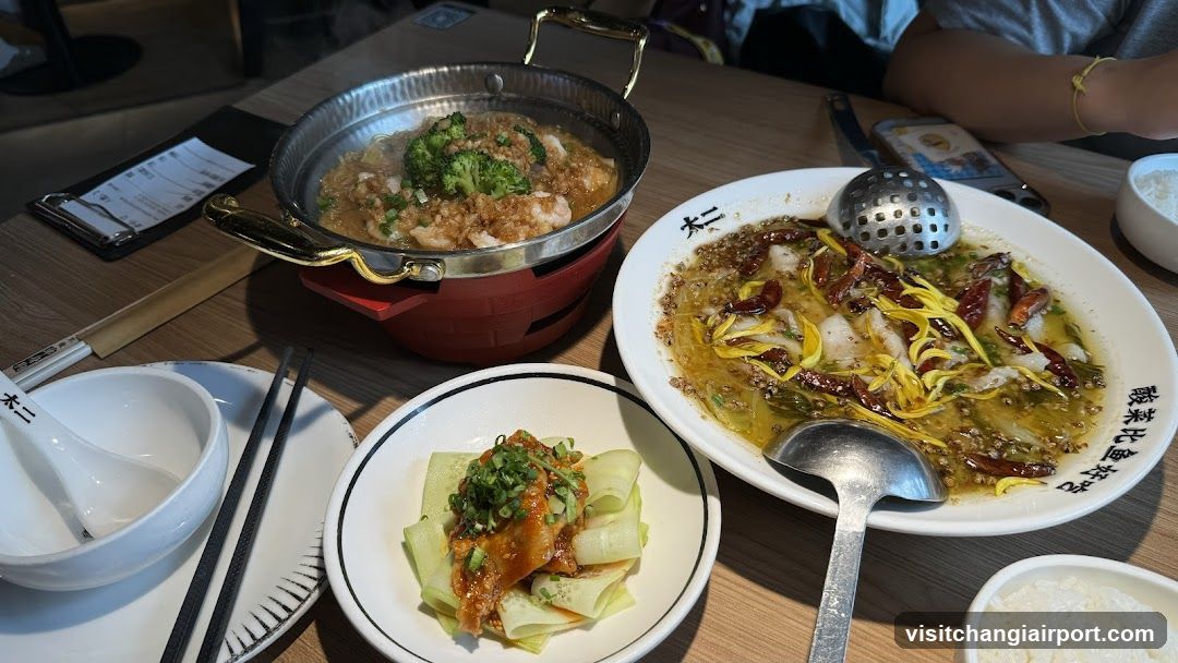 Dining Table with Chinese Dishes