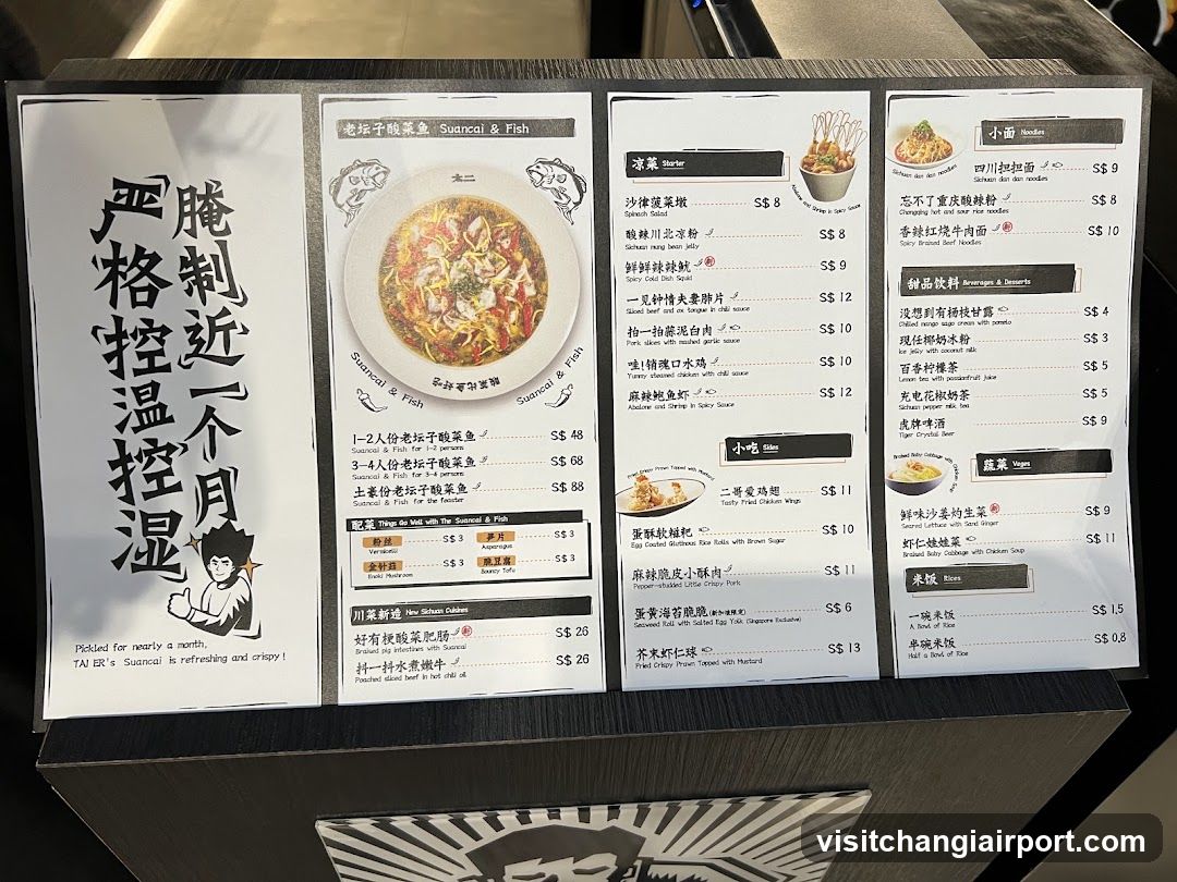 Sushi & Fish Menu Board