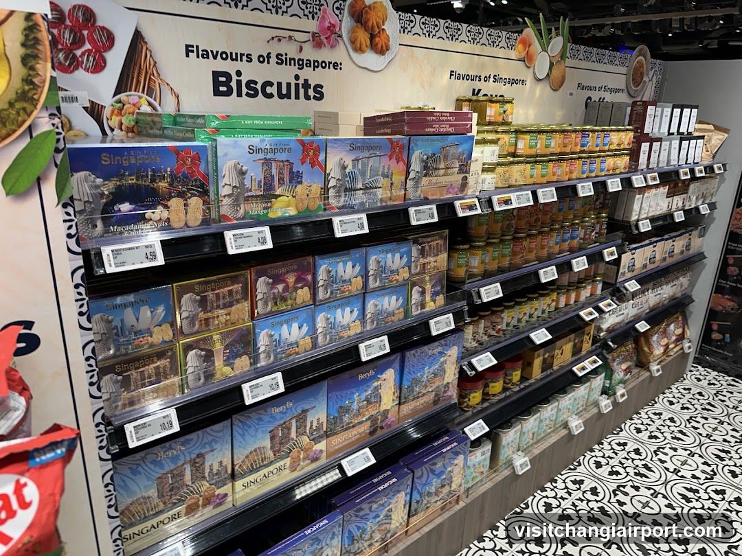 Flavours of Singapore Biscuits Display
