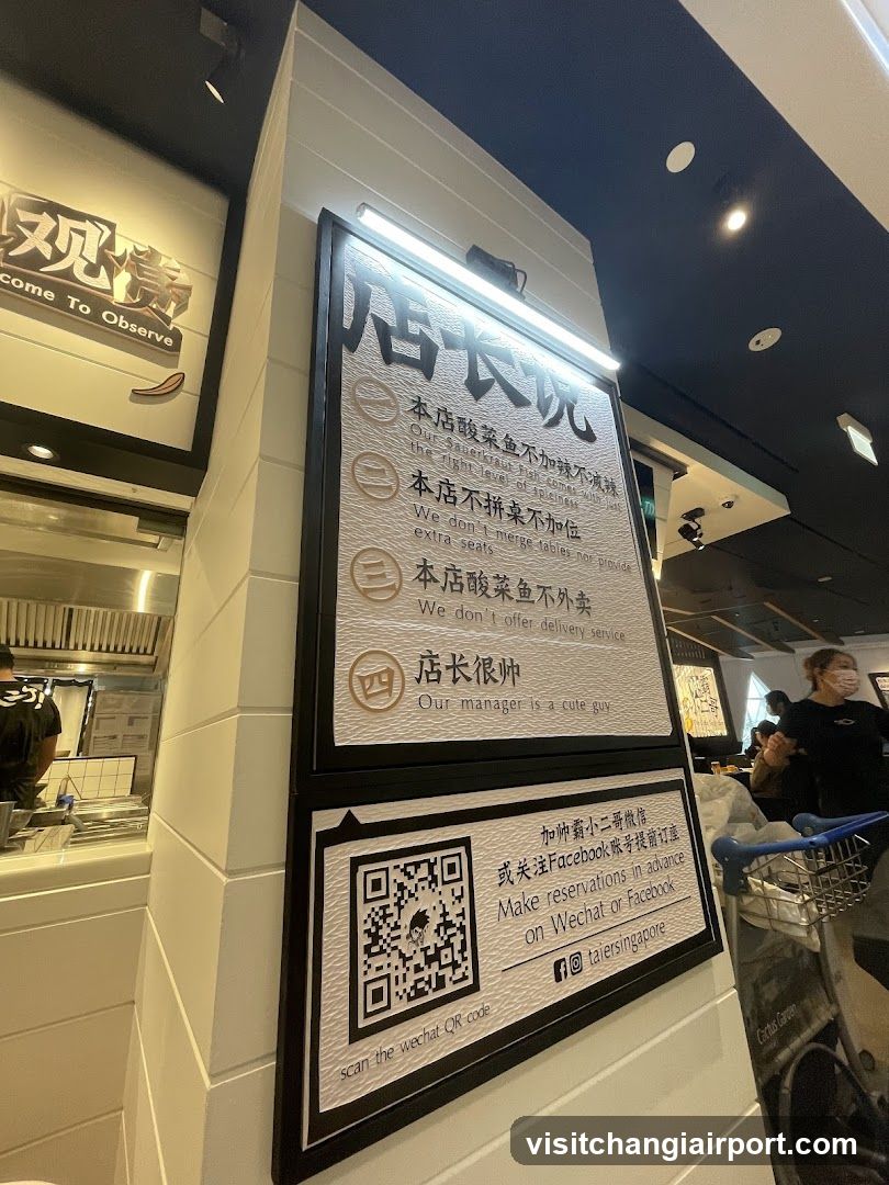 Restaurant Interior Signage
