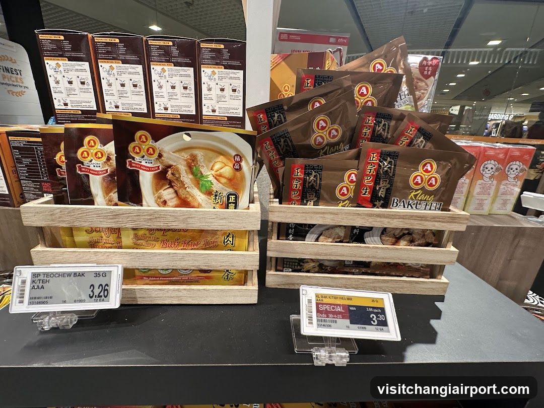 Food Display in Store