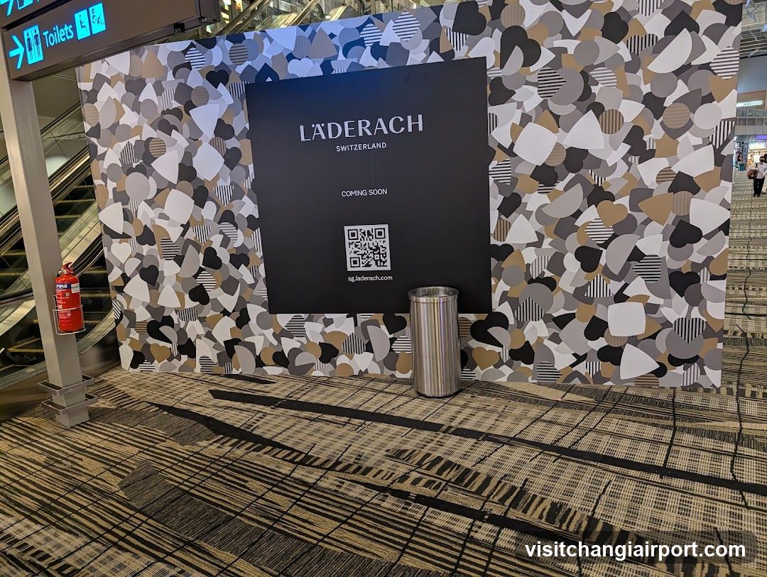 Läderach Switzerland Coming Soon Sign