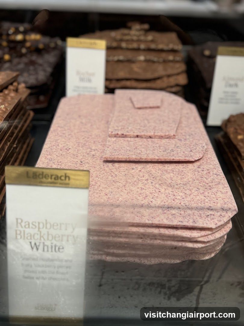 Läderach Chocolate Display