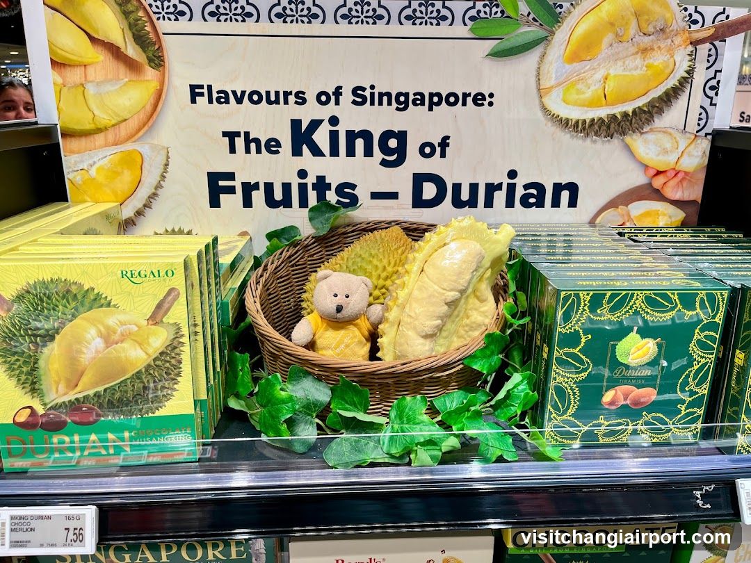 Durian Display in Store