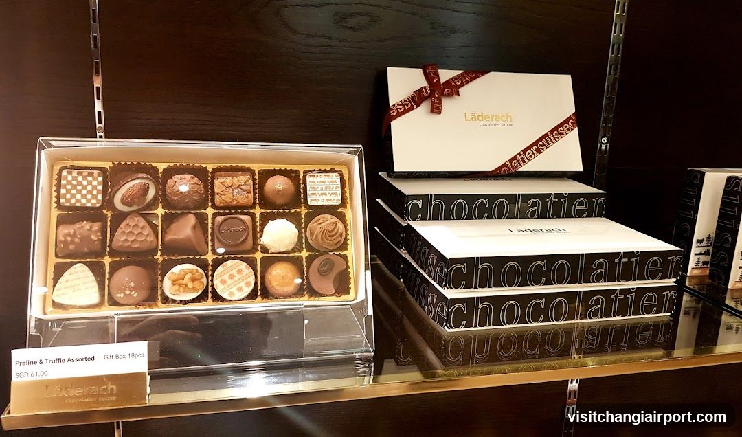 Läderach Chocolate Display