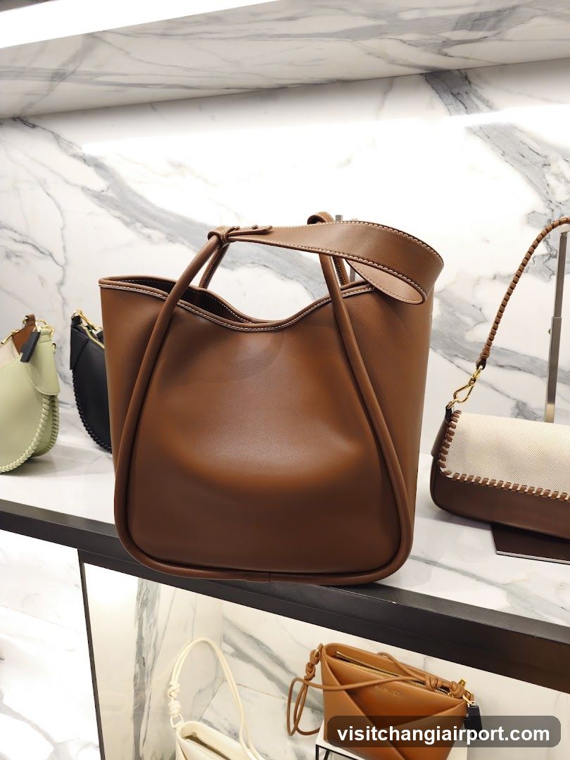 Leather Handbags Display