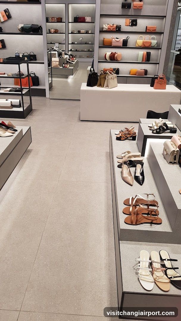 Luxury Footwear and Handbag Store Interior