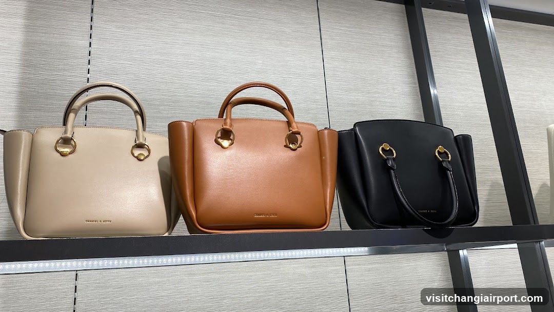 Leather Handbags Display