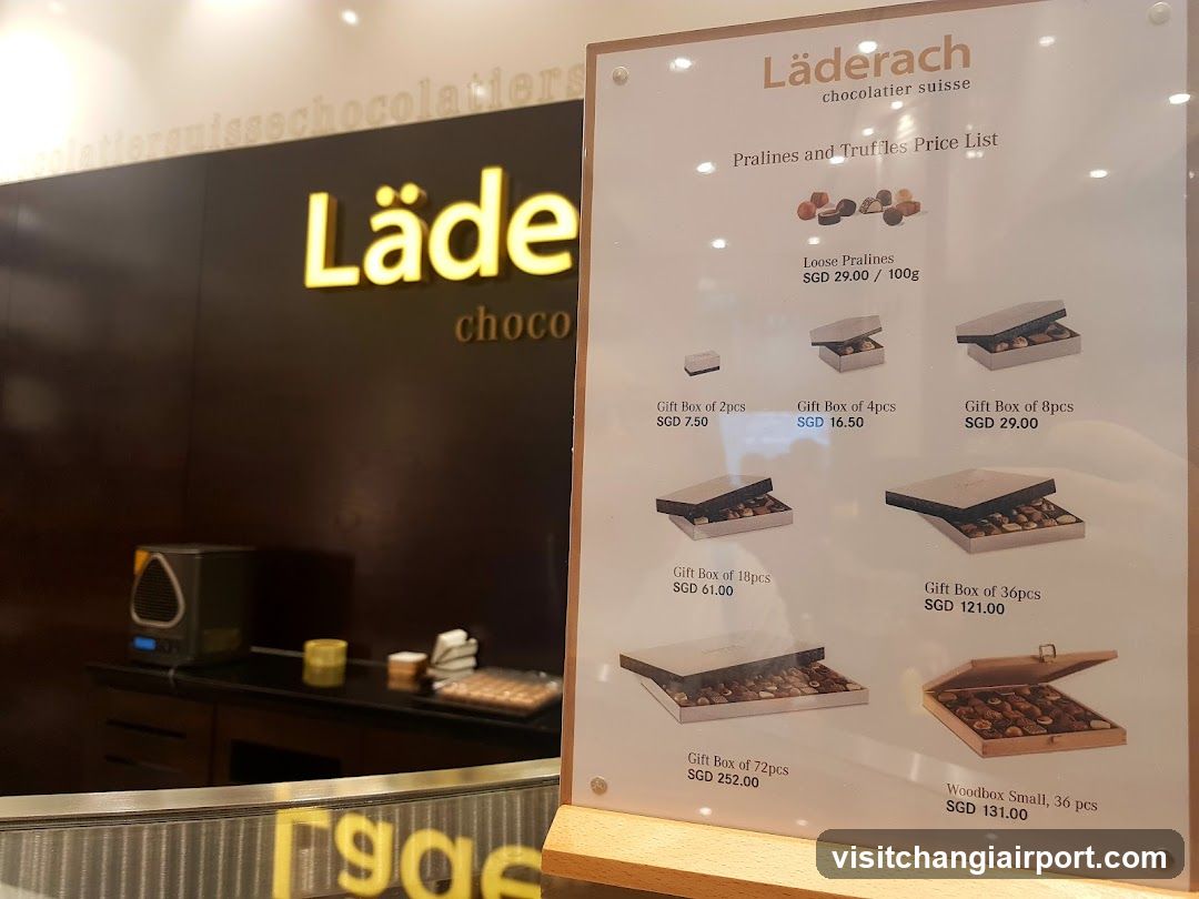 Läderach Chocolate Shop Interior