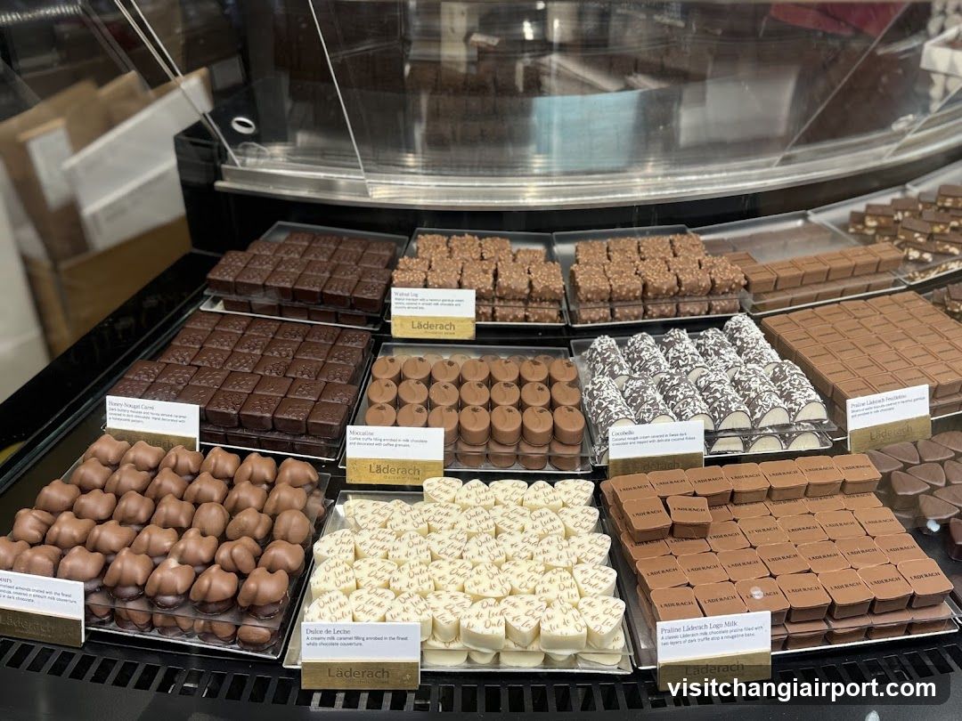 Läderach Chocolate Display