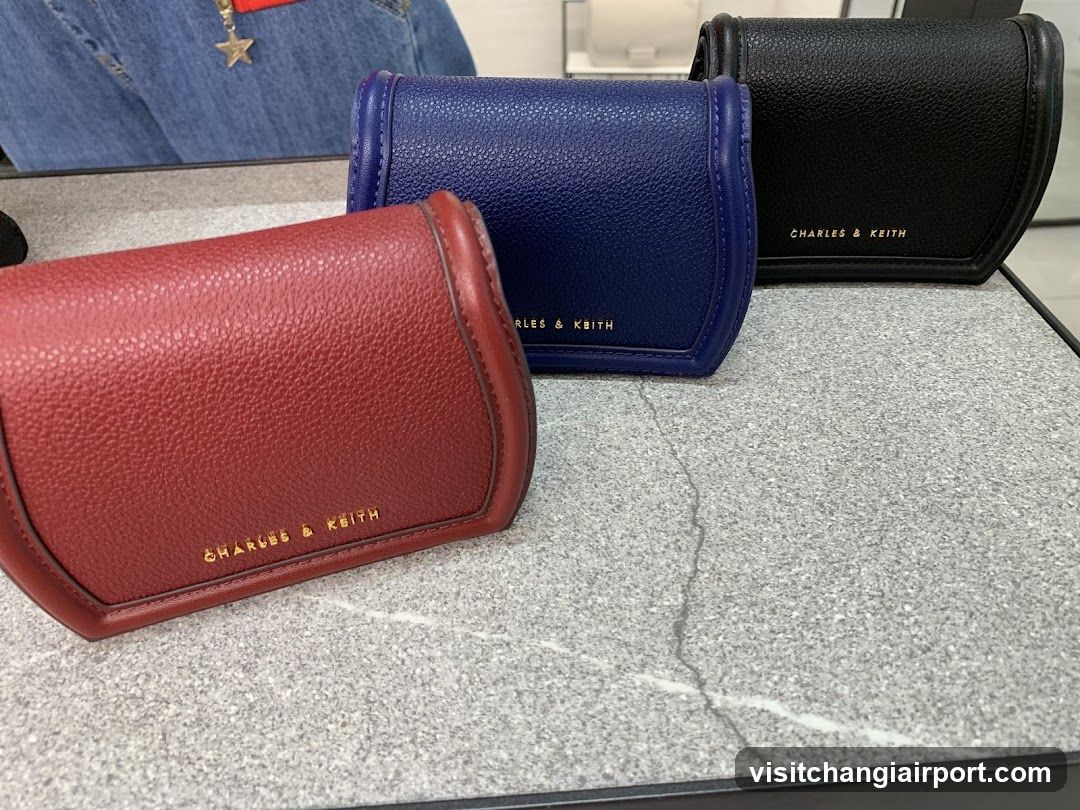 Charles & Keith Wallets Display