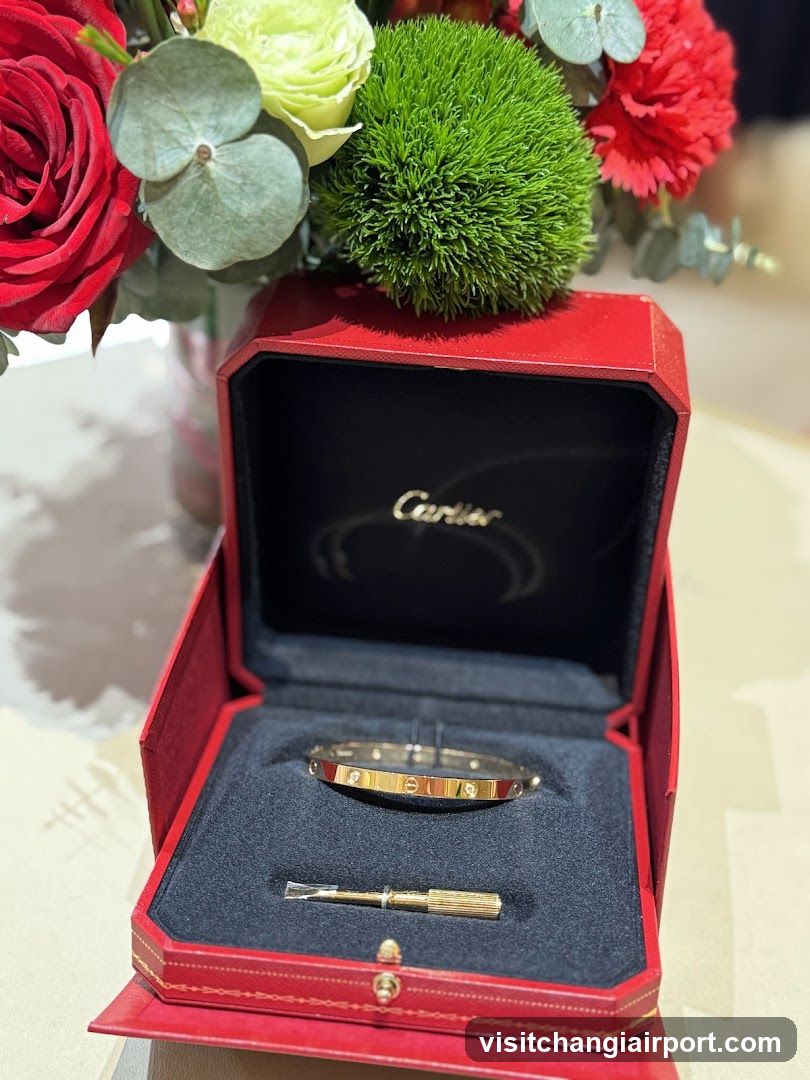 Cartier Bracelet in Red Box